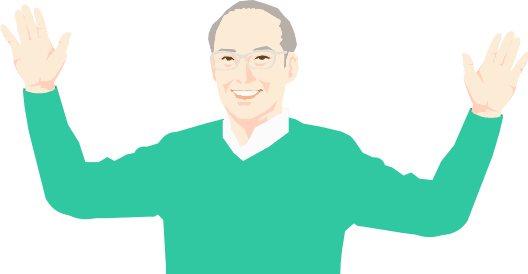 トレーニング中の高齢者